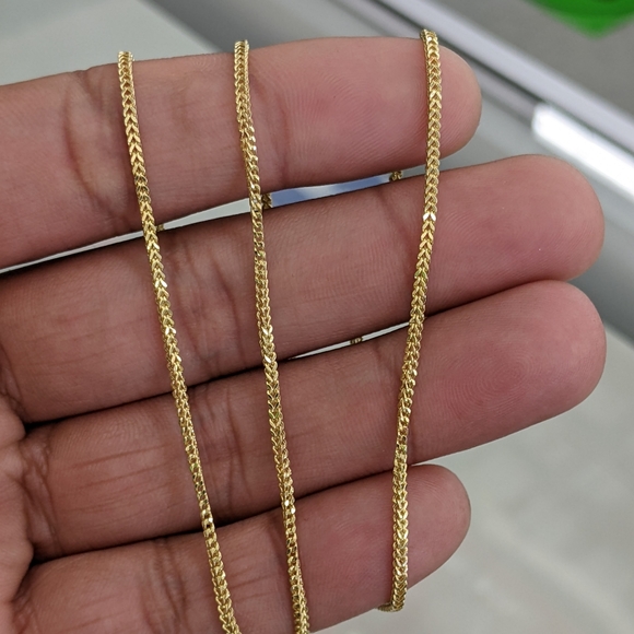 10kt Real Gold Franco Chain 1.4mm 20 Inches
